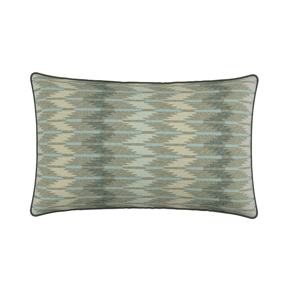 Alessie Cushion by Bedeck of Belfast in Chambray Green